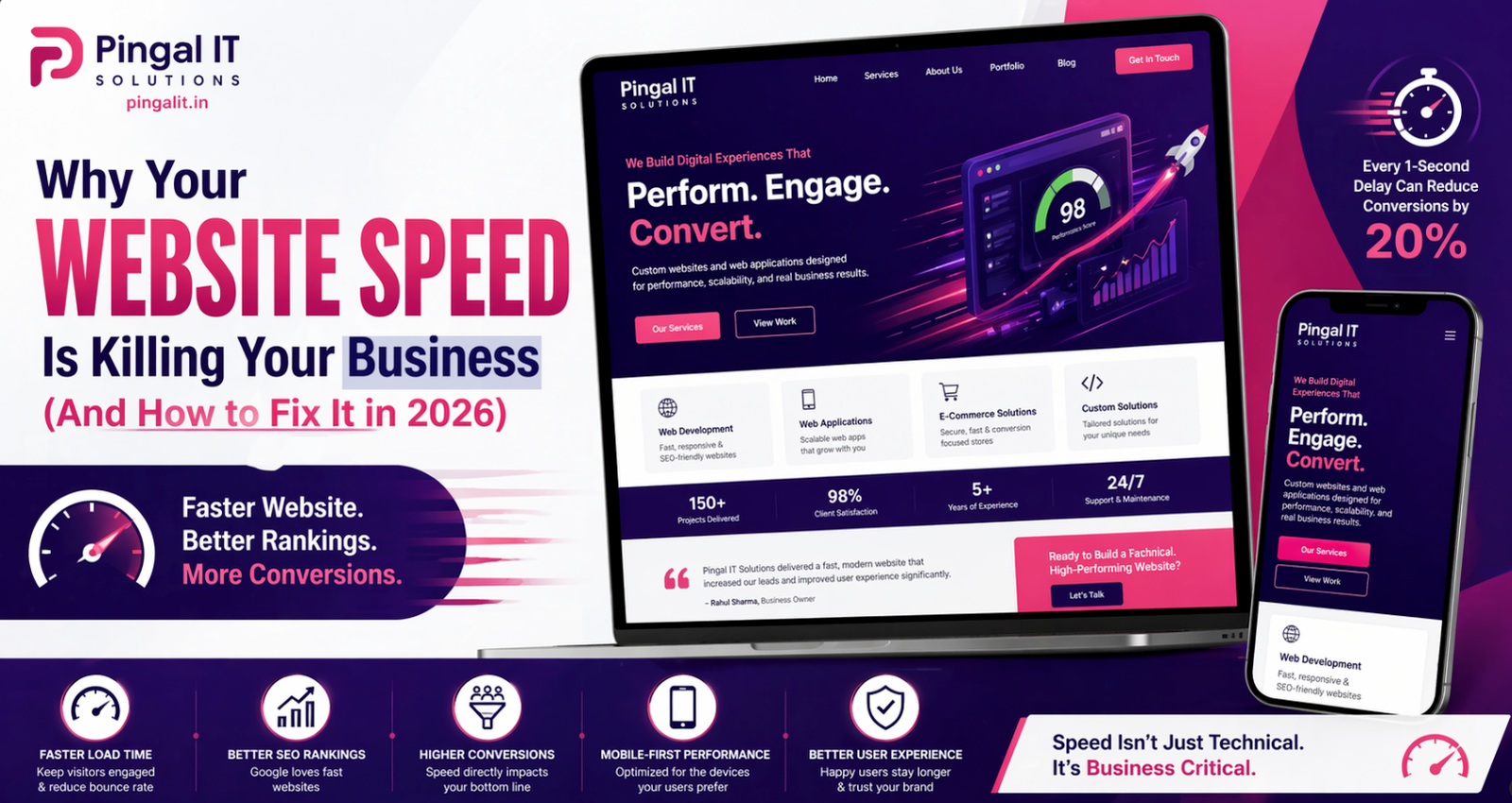Website Speed Optimization Guide 2026 | Improve Performance & Conversions